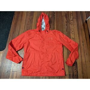 Vineyard Vines Orange Rain Jacket Mens Size Small in good condition.